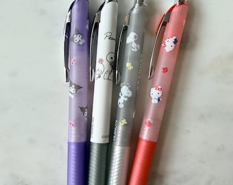 Pentel Sanrio Mechanical Pencils | Kuromi, Hello Kitty, Snoopy Kawaii Pencils | 0.5mm Cute Pastel Pencils | School & Planner Supplies