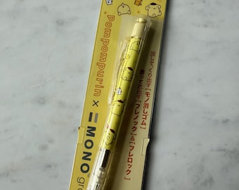 Pompompurin Mechanical Pencil 0.5mm | Tombow MONO Graph Shake Pencil | Sanrio Cute Japanese Stationery | Made in Japan