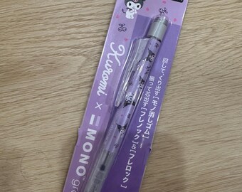 Kuromi x MONO Graph 0.5mm Mechanical Pencil – Made in Japan – Sanrio Official – Shake Advance & Lock Feature – Cute Kawaii Stationery Gift