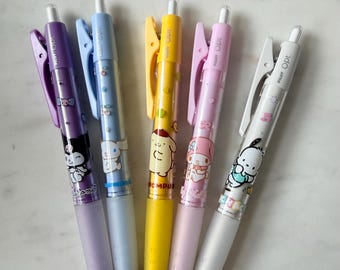 Sanrio Pilot Opt Ballpoint Pen 0.7mm | Hello Kitty Kuromi Japan Limited Stationery | Kawaii Cute School Supply | Gift for Kids & Collectors