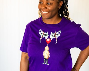 The Red Balloon T-shirt | Horror Movie Graphic Tee | Alternative Goth Apparel