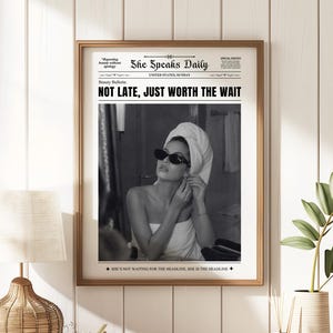 Better Late Than Never Poster - Etsy
