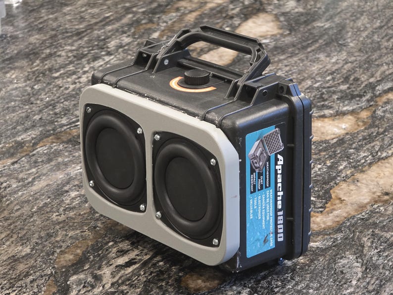 Apache 1800 Case Dual 4in Passive Radiators - Etsy