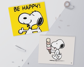 Snoopy Wall Calendar 2026 – Cute Peanuts Dog, Monthly Planner
