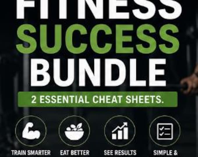 Fitness Success Bundle | Strength Training, Meal Prep Guide (PDF Download)