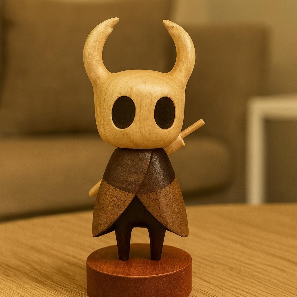 Wooden Hollow Knight - Etsy Canada