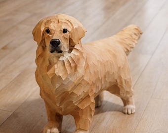 手彫りの木製犬の置物：バリ島の座り彫刻 - Etsy 日本