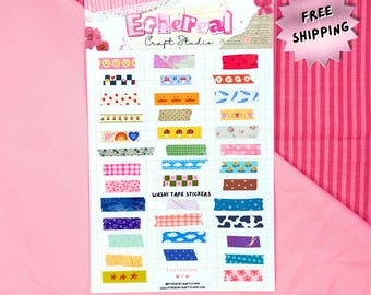 Sticker Sheet Washi Tape Scrapbook Stickers Junk Journal Vision Board