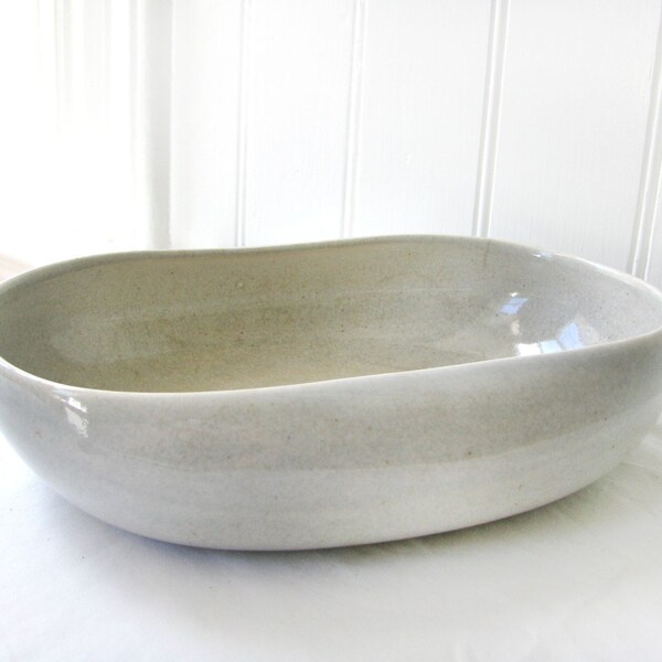 Modern Russel Wright Gray Vegtable Bowl - Vintage Steubenville