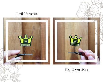 Big Bang VIP Crown Hair Clip - K-pop Lightstick Inspired Accessories - Desert Music Festival Hair Jewelry