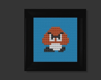 goomba cross stitch pattern PDF