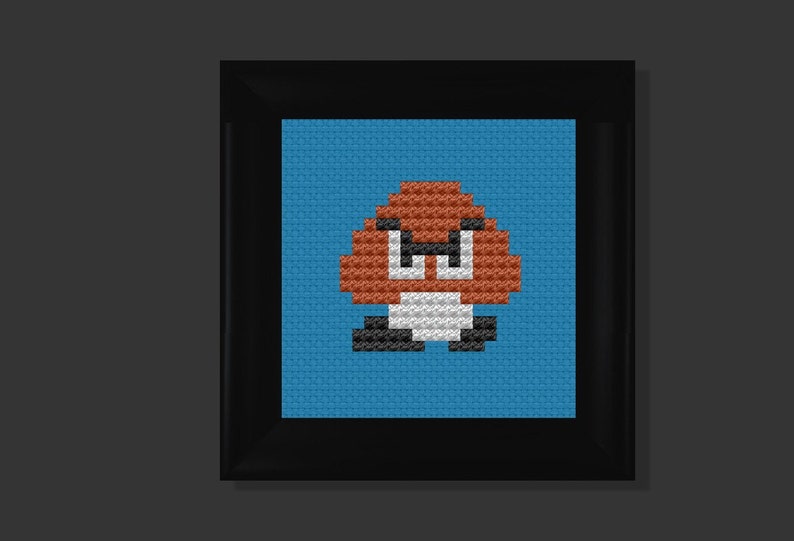 Goomba Cross Stitch Pattern PDF - Etsy