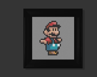 mario cross stitch pattern PDF