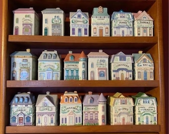 希少なヴィンテージ レノックス スパイス ビレッジ ジャー：1989年