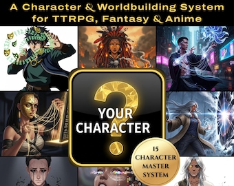 Character Creation Guide | 15 Archetypes Anime Fantasy Worldbuilding