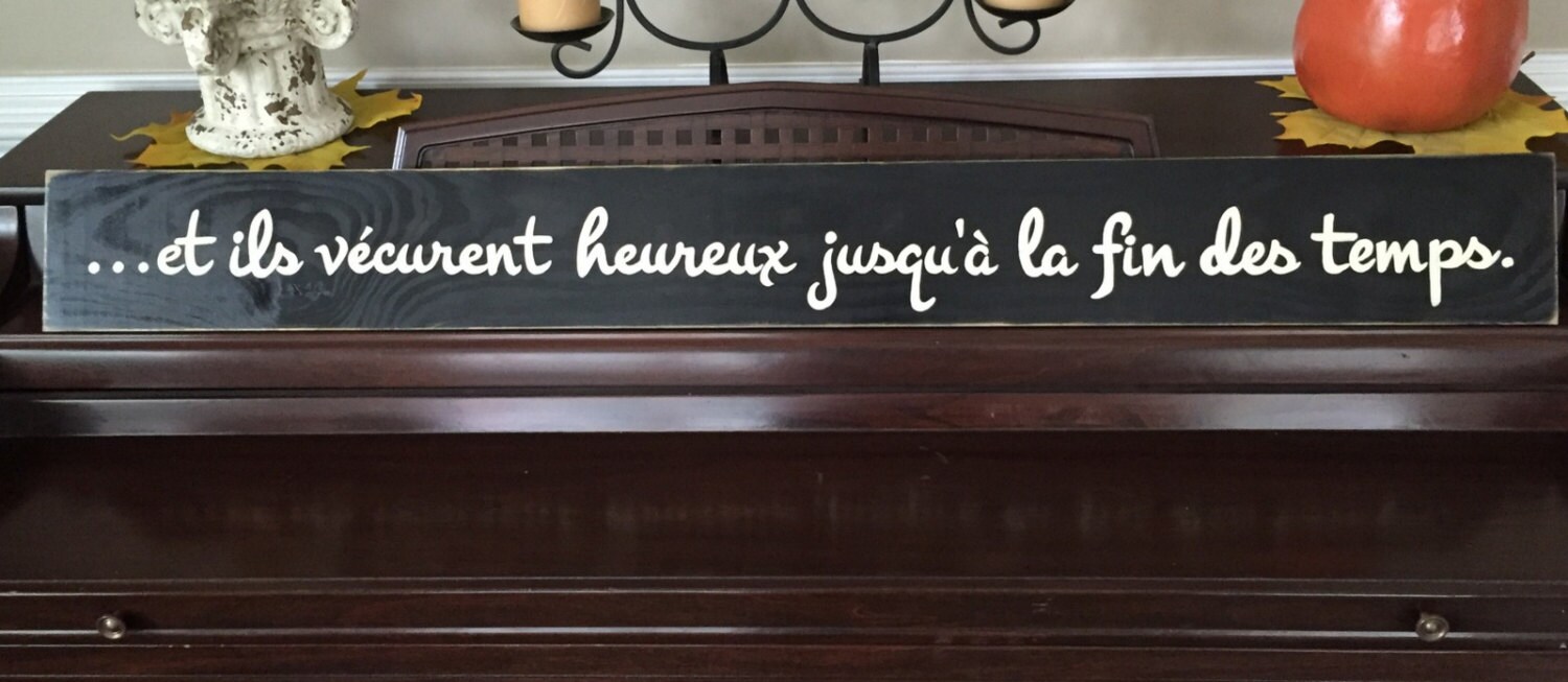And They Lived Happily Ever After in French Chic Bedroom Etsy