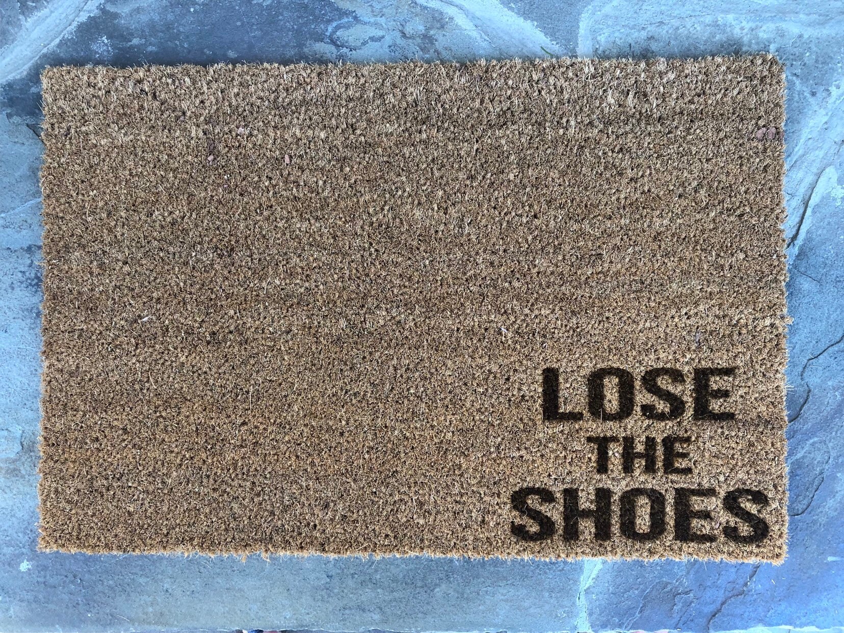 Lose the Shoes Door Mat Doormat Remove Your Shoes NO Front Etsy