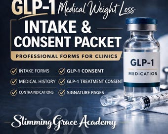 aca tirzepatide Tirzepatide Intake Forms | GLP-1 Weight Loss Patient Intake Forms | Medical  Clinic Template | Editable Digital Download