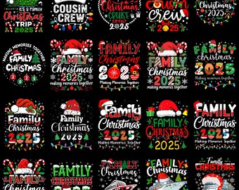 Family Christmas 2025 Bundle Png, Christmas Crew png, Family Christmas png, Christmas Group, Christmas Matching Family Shirts Design