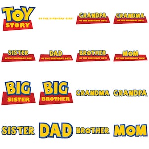 1000+ Toy Story 5 Mega PNG Bundle, Clipart Characters Pack, Watercolor Art, Fonts, Patterns & Numbers, Birthday Shirt Design Files image 20