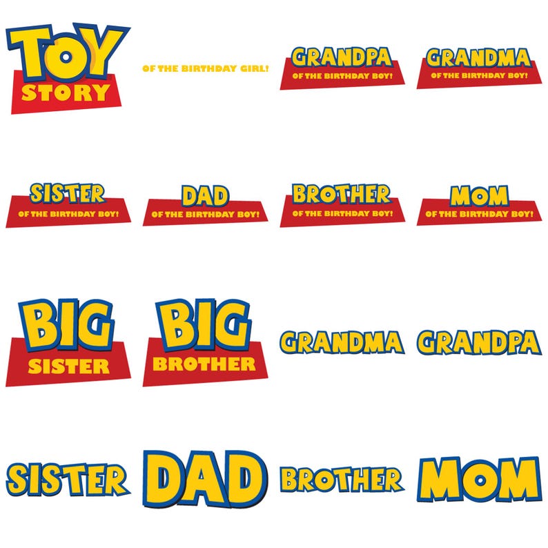 1000+ Toy Story 5 Mega PNG Bundle, Clipart Characters Pack, Watercolor Art, Fonts, Patterns & Numbers, Birthday Shirt Design Files image 20
