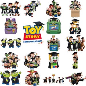 1000+ Toy Story 5 Mega PNG Bundle, Clipart Characters Pack, Watercolor Art, Fonts, Patterns & Numbers, Birthday Shirt Design Files image 17