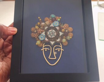 Crown of Calm – Upcycled Jewelry Art | Sculpture