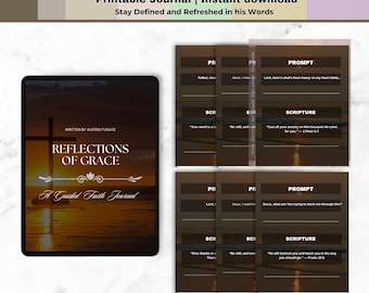 Reflections of Grace Journal | Christian Devotional Workbook (Printable PDF)