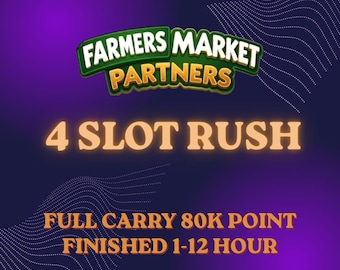 Evento MoGo en socio del mercado de agricultores. Full Carry 4 Slots.