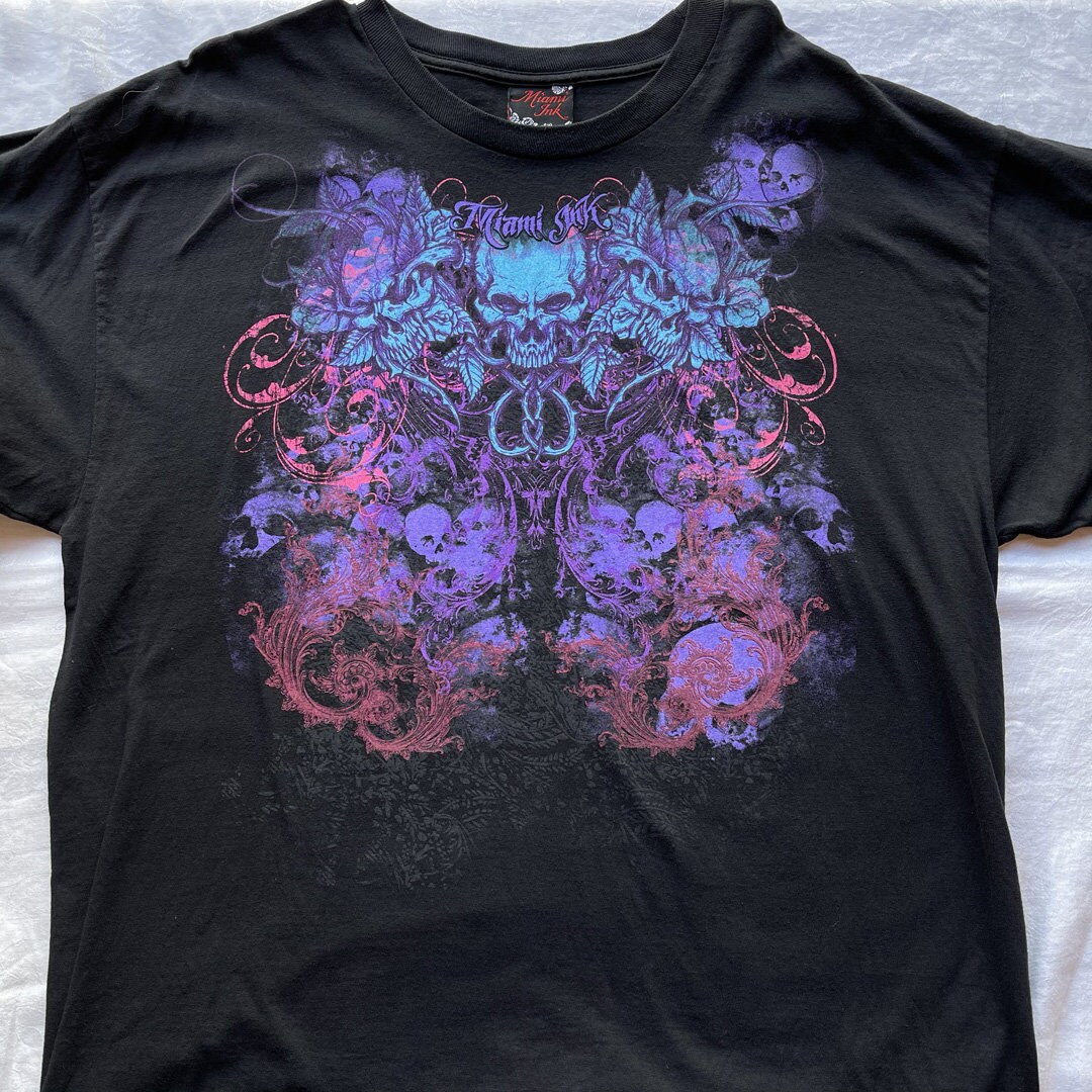 Miami Ink Vintage T shirt Etsy