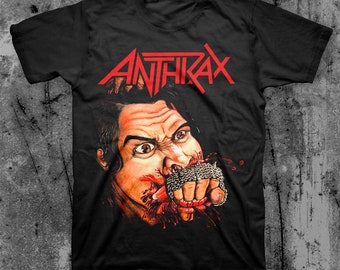Anthrax Live in Japan 1987 T-shirt, Vintage Thrash Metal Band Tee