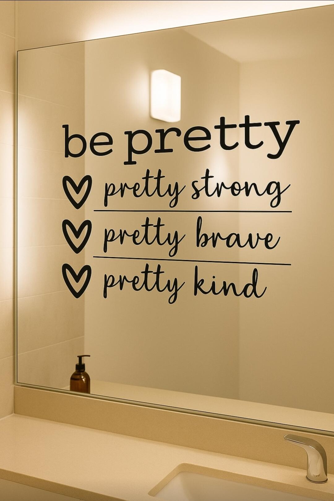 Be Pretty Affirmation Vinyl Decal – Positive Mental Health Sticker - Etsy