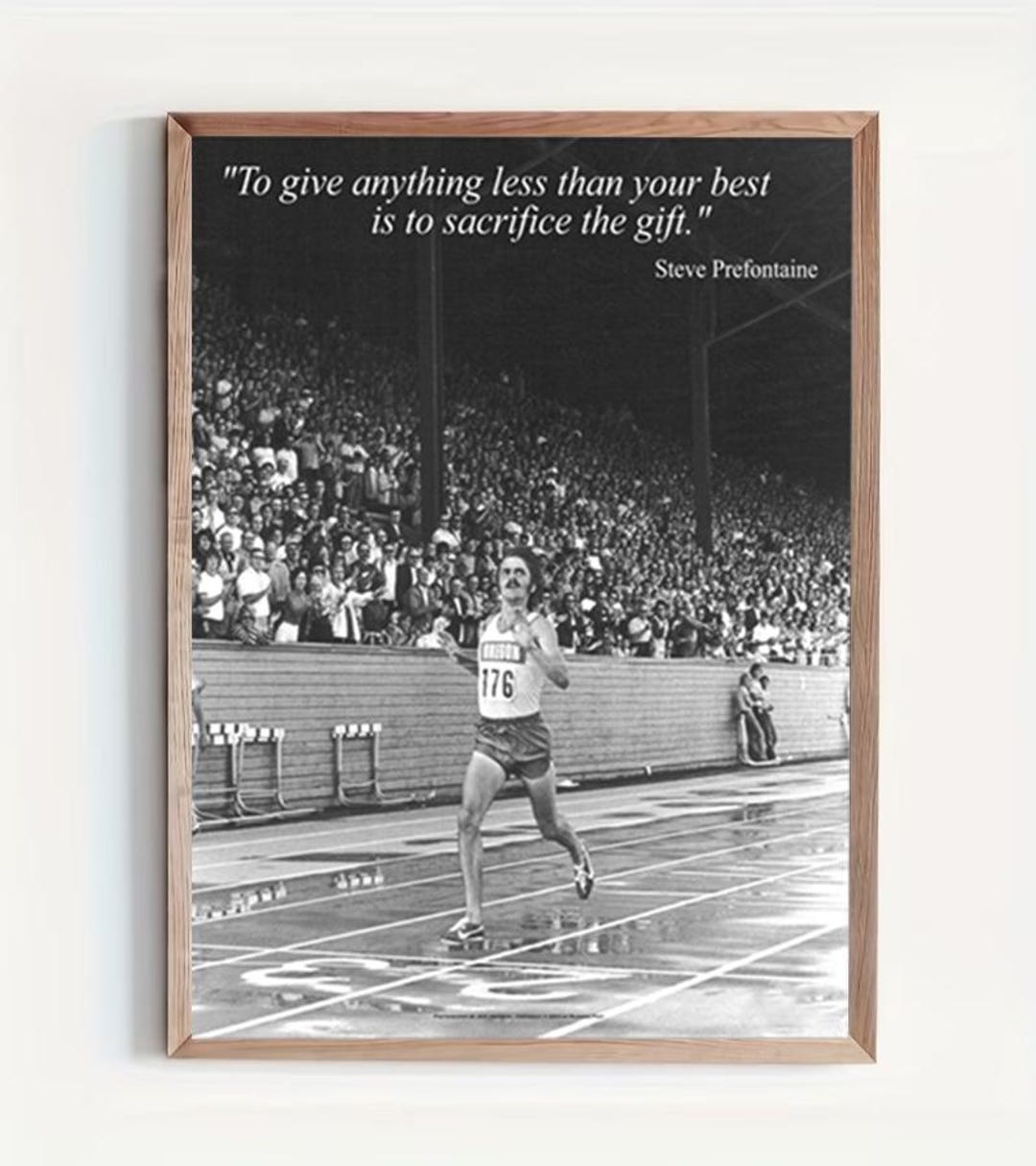 Steve Prefontaine Motivation Running Quote Poster Etsy