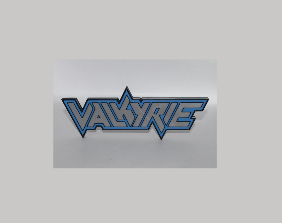 Valkyrie 3D Printed Logo Sign Wall Desk Shelf Art - Etsy