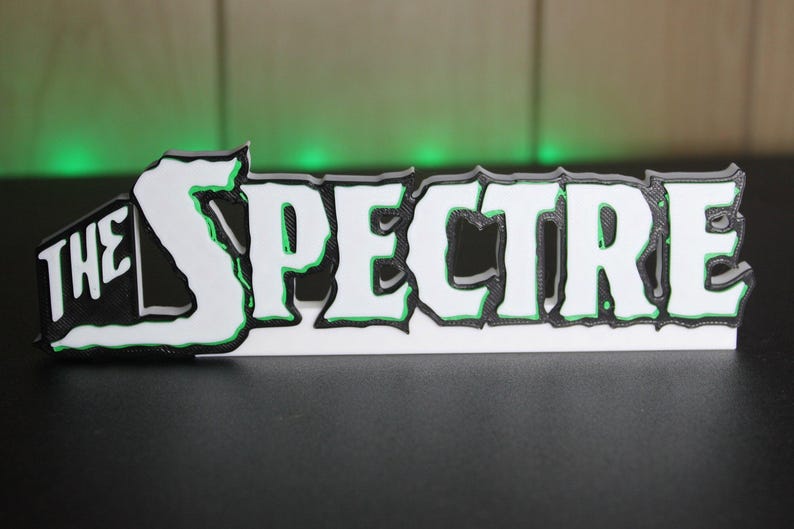 Spectre Sign Spectre 3D Printed Logo Sign Wall Desk Shelf Art - Etsy Australia