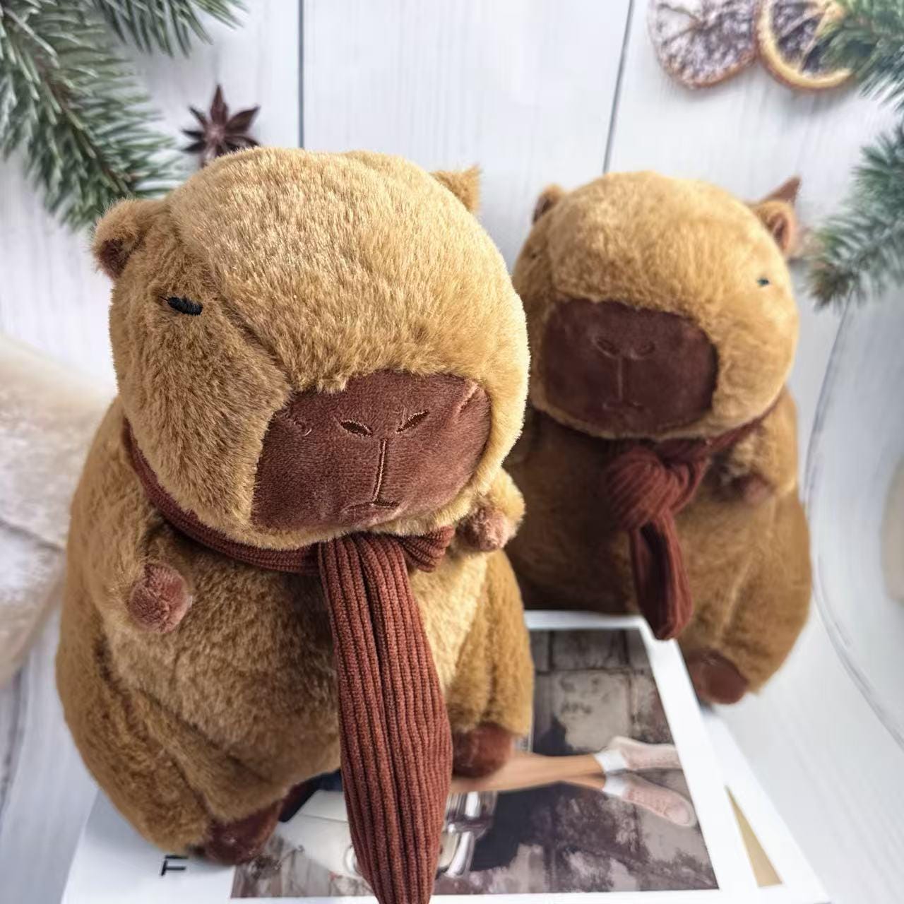 Jouet en peluche Capybara | Poupée en peluche Capybara 20 cm | Capy