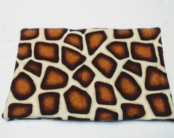 Reusable Heating Pad, Microwave Corn Bag, Microwaveable Heat Pack, Heat Therapy, Corn Heating Pad, Christmas Gift, Giraffe Animal Pattern