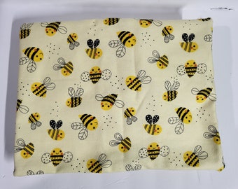 Cute Bumble Bee Flannel Microwaveable Heat Pack, Removeable Cover, Corn-filled 9x12 Hot/Cold Therapy, Christmas Gift