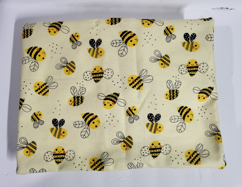 Microwave Corn Bag, Bee Gift for Him or Her, Microwaveable Heat Pack, Therapy Heat Pack, Reusable Corn Heating Pad, Bumble Bee Corn Pillow image 1