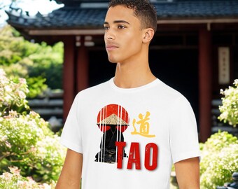 TAO Samurai Bella + Canvas 3001 T-Shirt | The Way | Martial Arts theme | Japanese TAO
