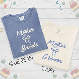 Personalized Mother Of The Bride Shirt, Custom Mother Of The Groom Shirt, Mom Of Bride Shirt, Custom Wedding Date Shirt, Wedding Party Gifts