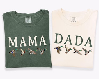 One Lucky Duck First Birthday Shirts, Matching Family Mallard Duck Tees, Mommy and Me Duck Outfit, Duck Birthday Shirt, Fall Birthday Themed