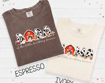 Matching Family Shirts for Little Farmer 1st Birthday, Oink Baa Moo Farm Theme, Little Farmer’s Birthday Mom and Dad,Farmer Birthday Outfits