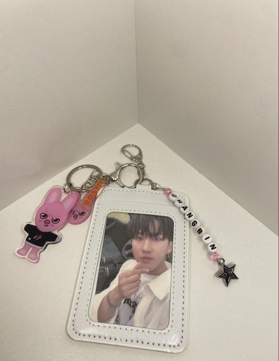 Changbin SKZ Bias Keychain Photocard Holder - Etsy