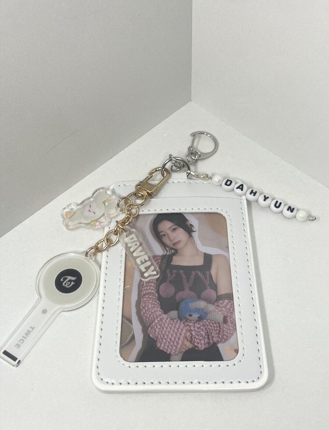 Dahyun TWICE Bias Keychain Photocard Holder - Etsy