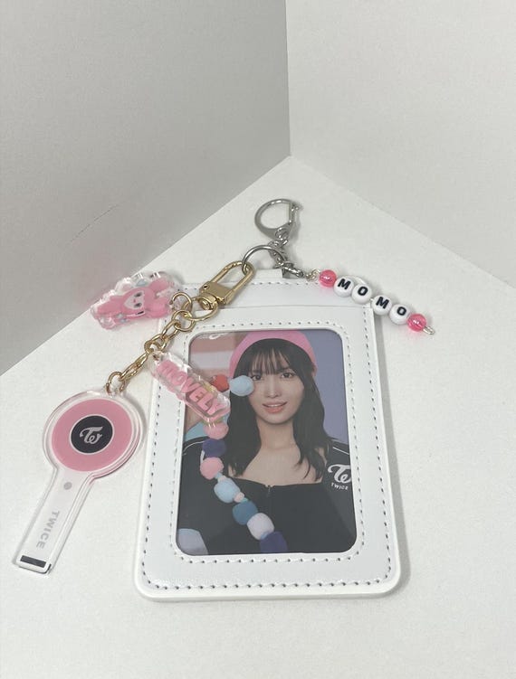 Momo TWICE Bias Keychain Photocard Holder - Etsy