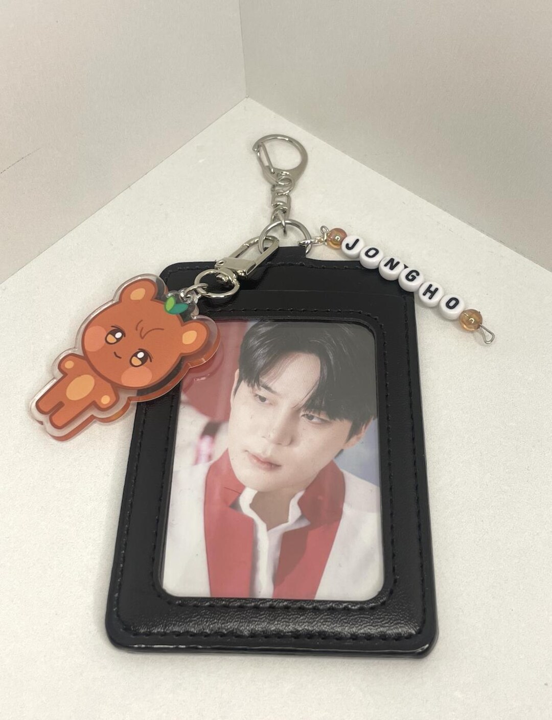 Jongho Ateez Bias Keychain Photocard Holder - Etsy