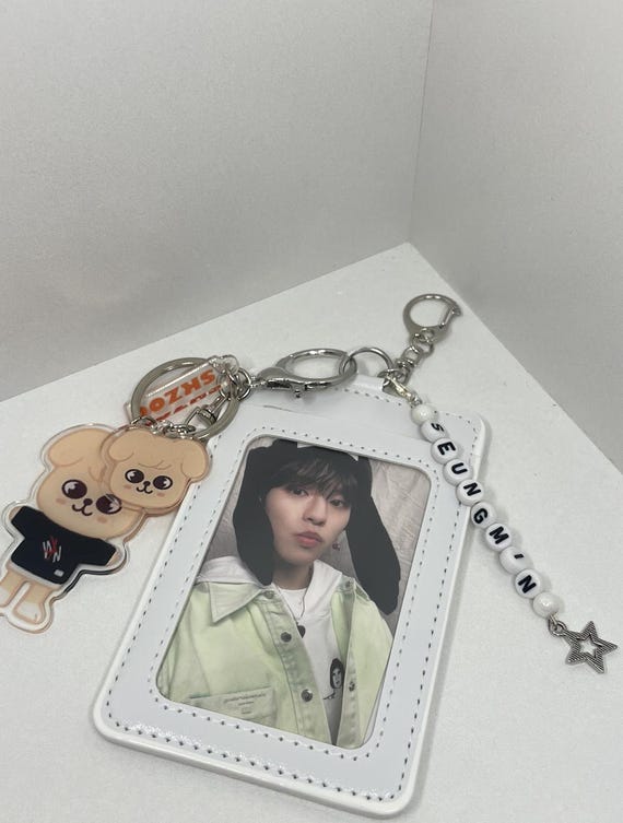 Seungmin SKZ Bias Keychain Photocard Holder - Etsy