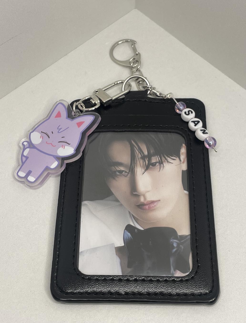 San Ateez Bias Keychain Photocard Holder - Etsy