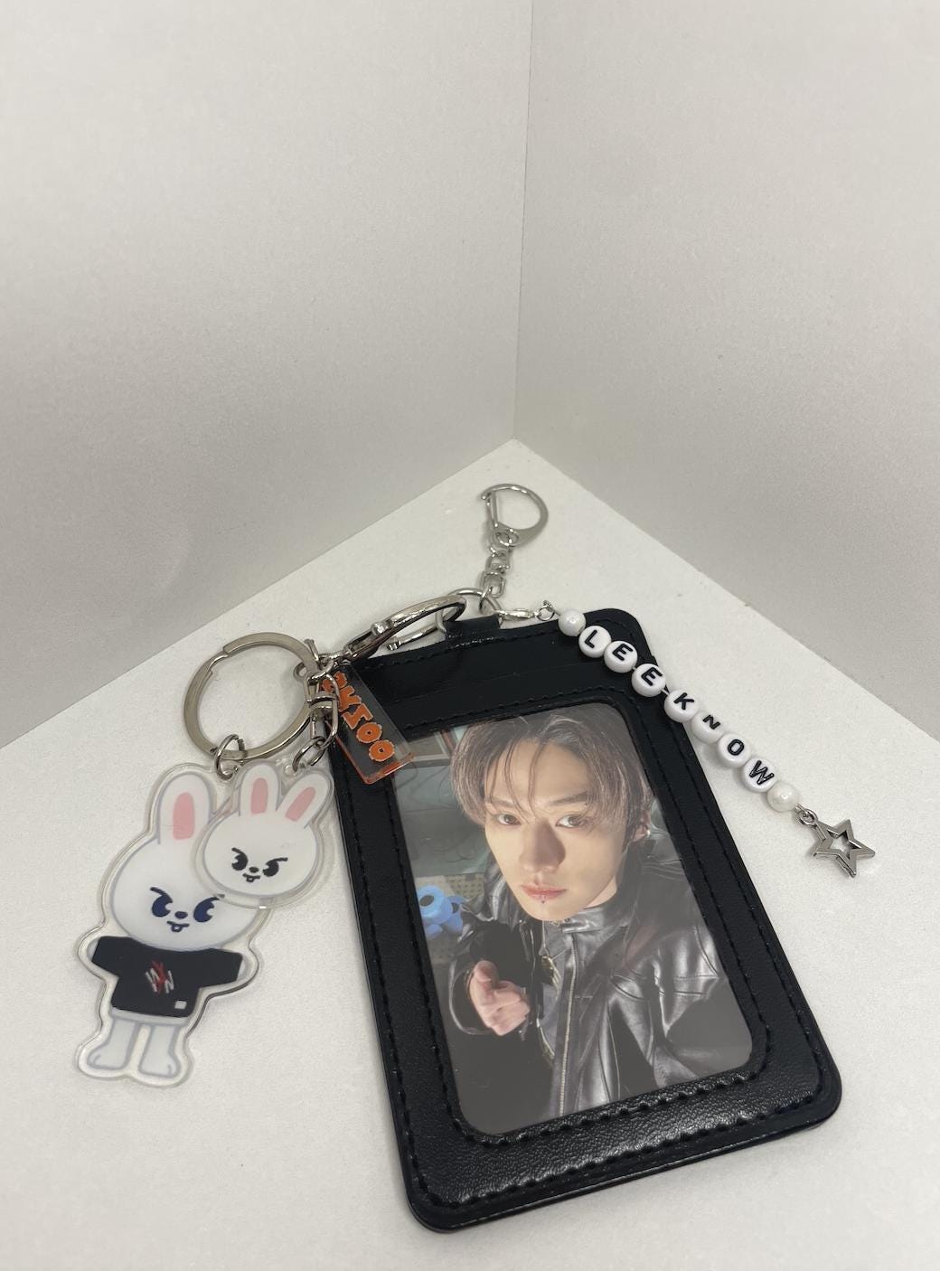 Lee Know SKZ Bias Keychain Photocard Holder - Etsy